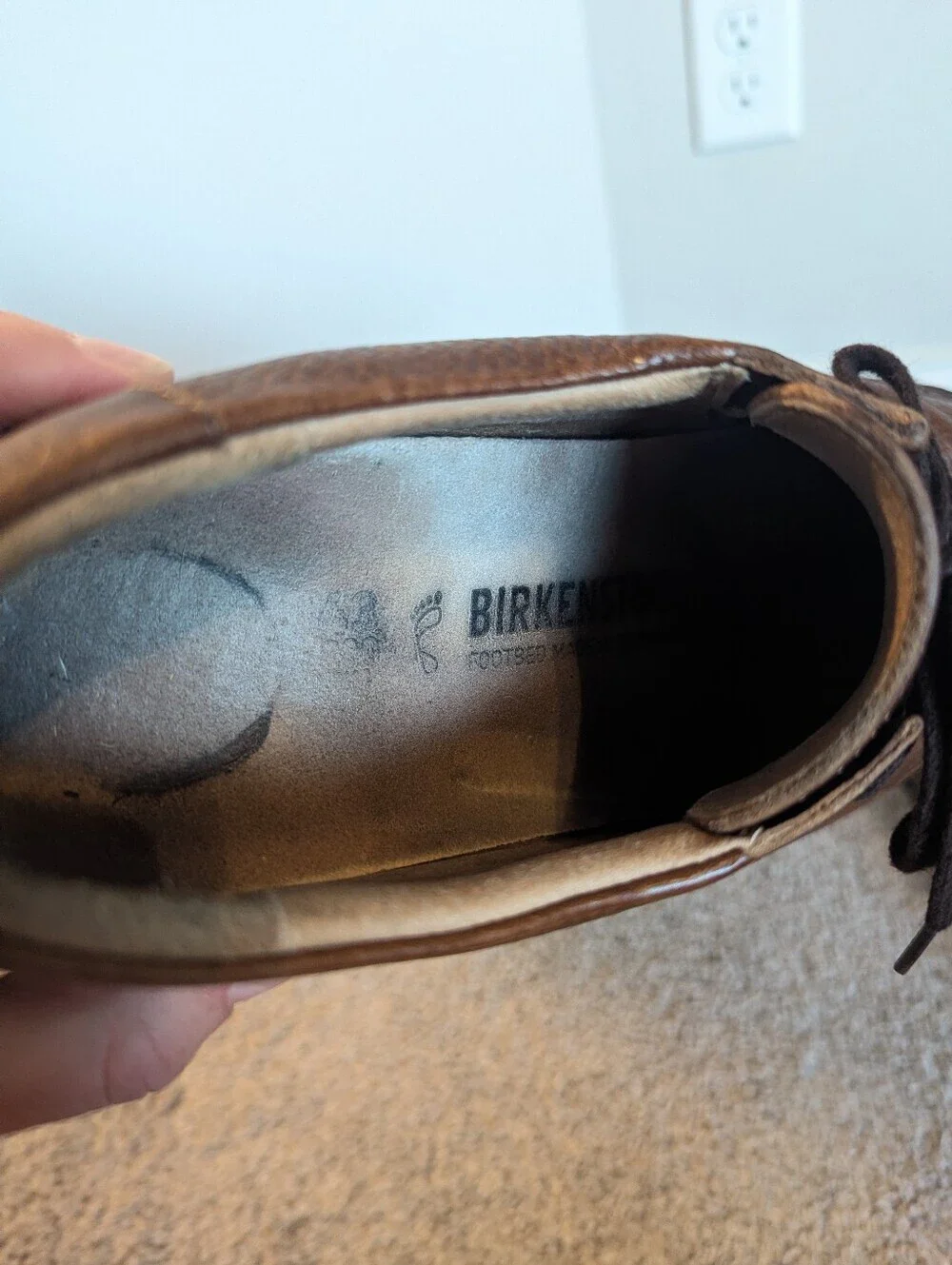 Birkenstock Memphis Brown Leather Oxfords EU 43